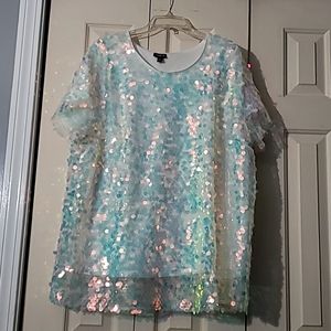 2xl Sequined top
